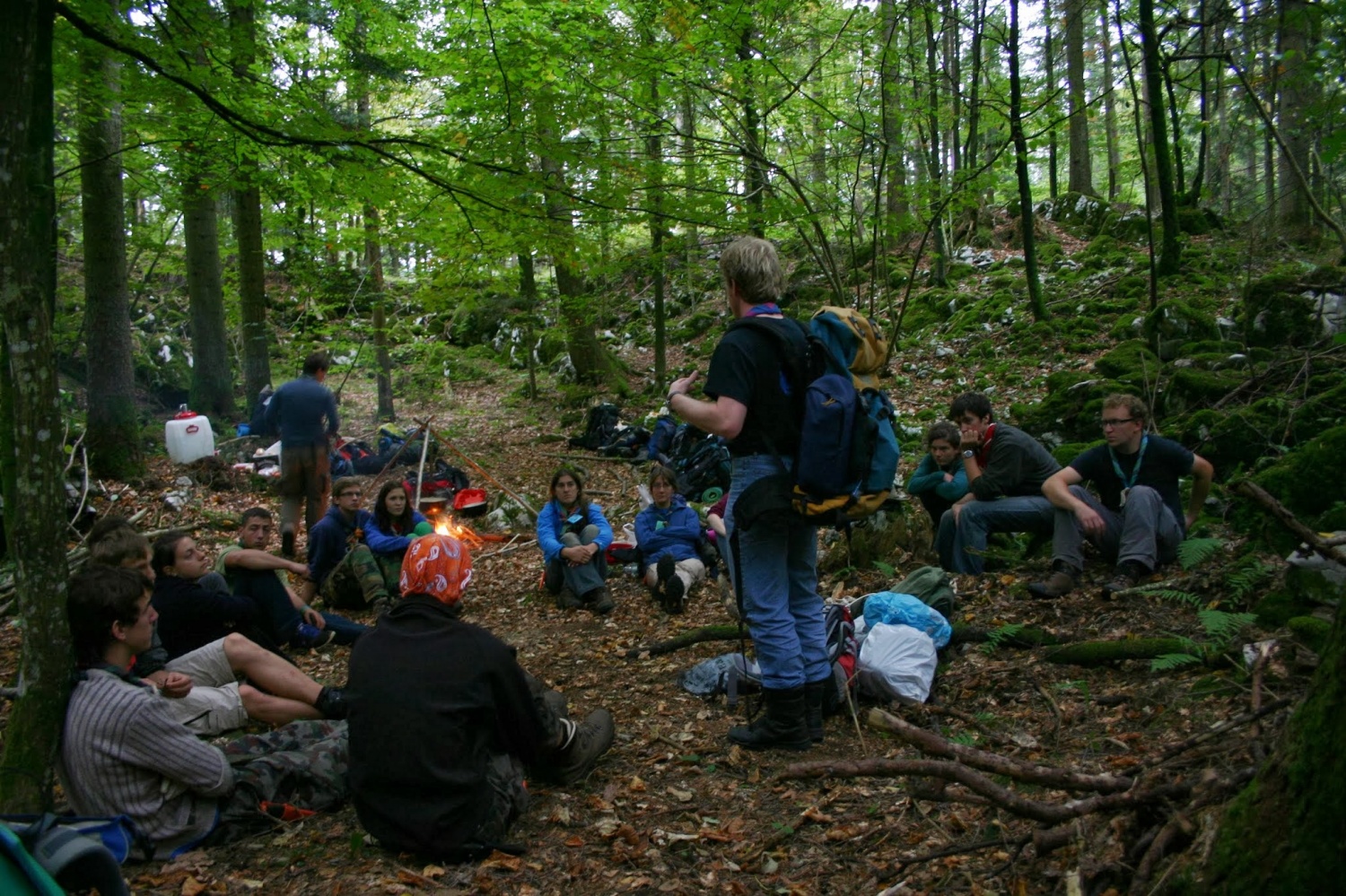 O štiridnevnem skavtovanju v notranjskih gozdovih (ŽVN II)