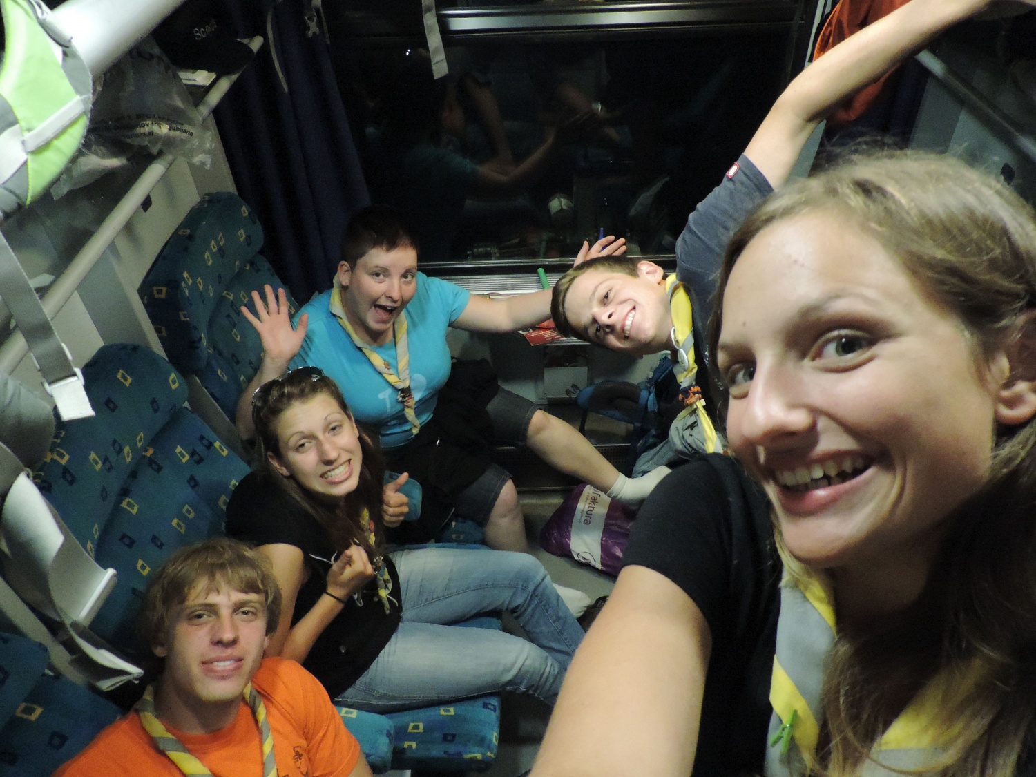 Na vlaku do Dunaja. :)