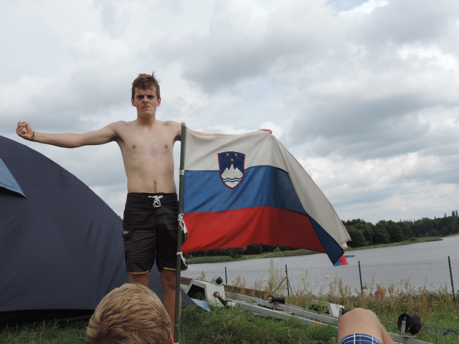 Proud Slovenian scout. :)