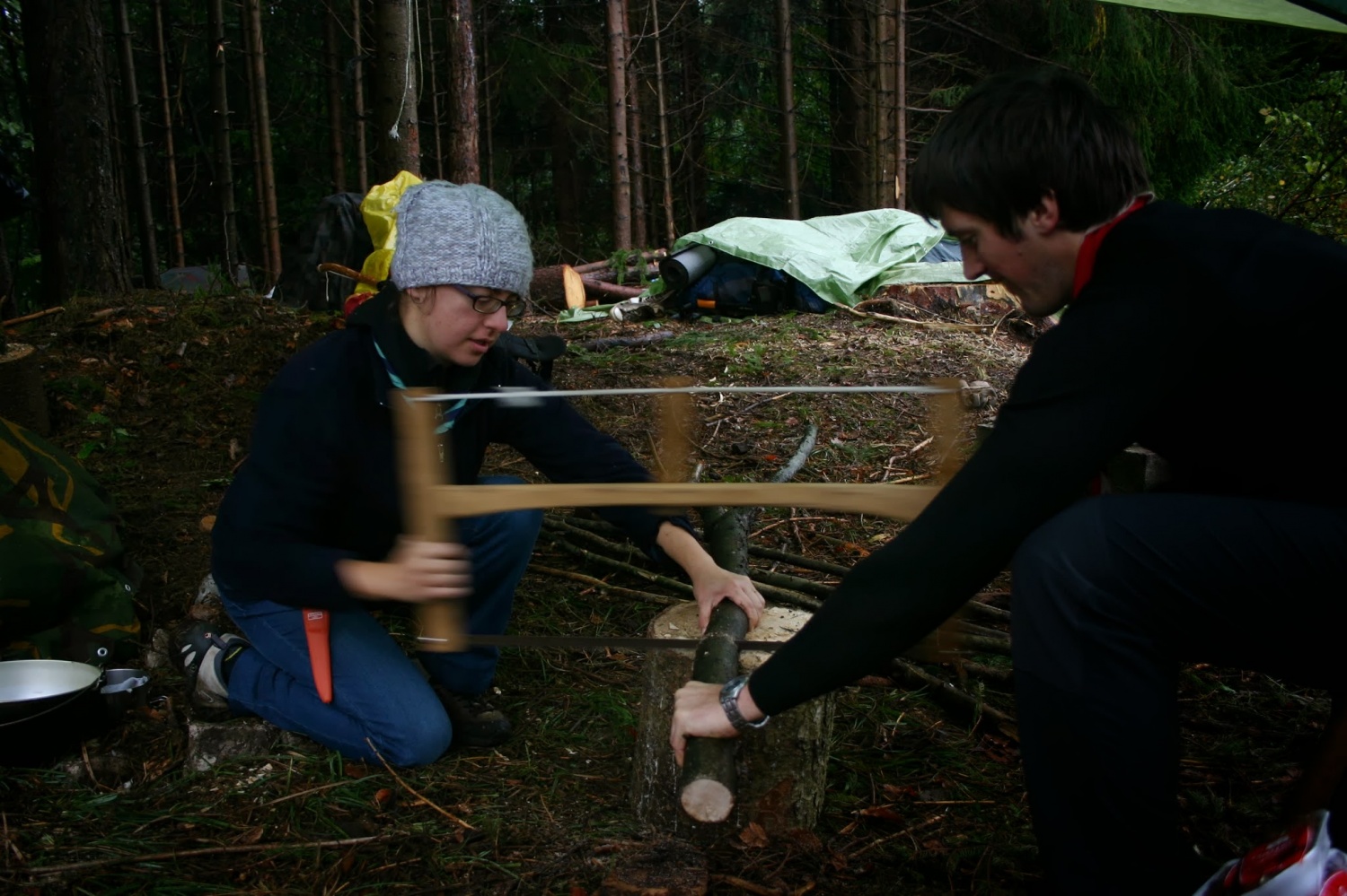 O štiridnevnem skavtovanju v notranjskih gozdovih (ŽVN II)