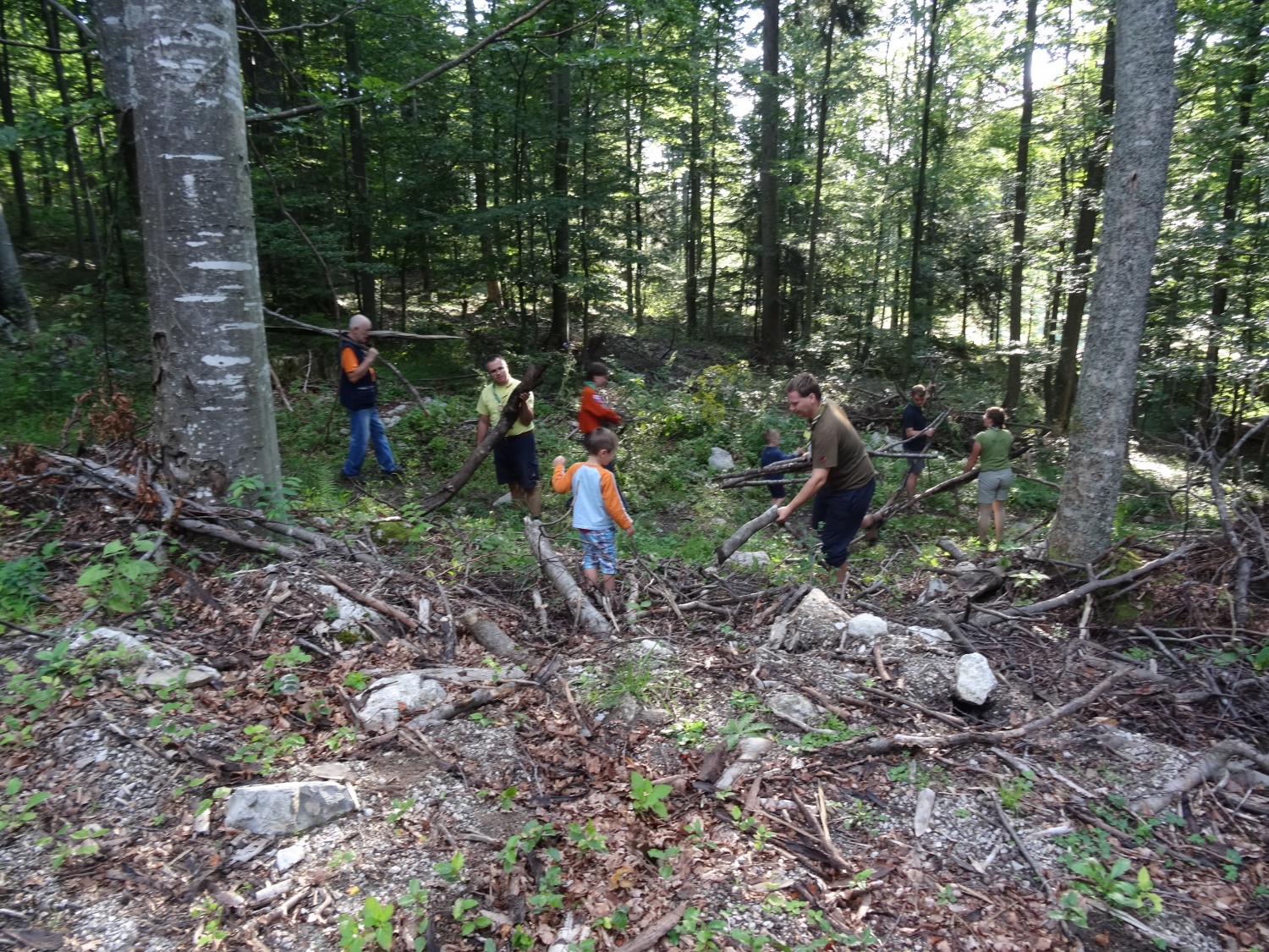 Avgustovski tabor družin v Skavtskem okoljskem centru