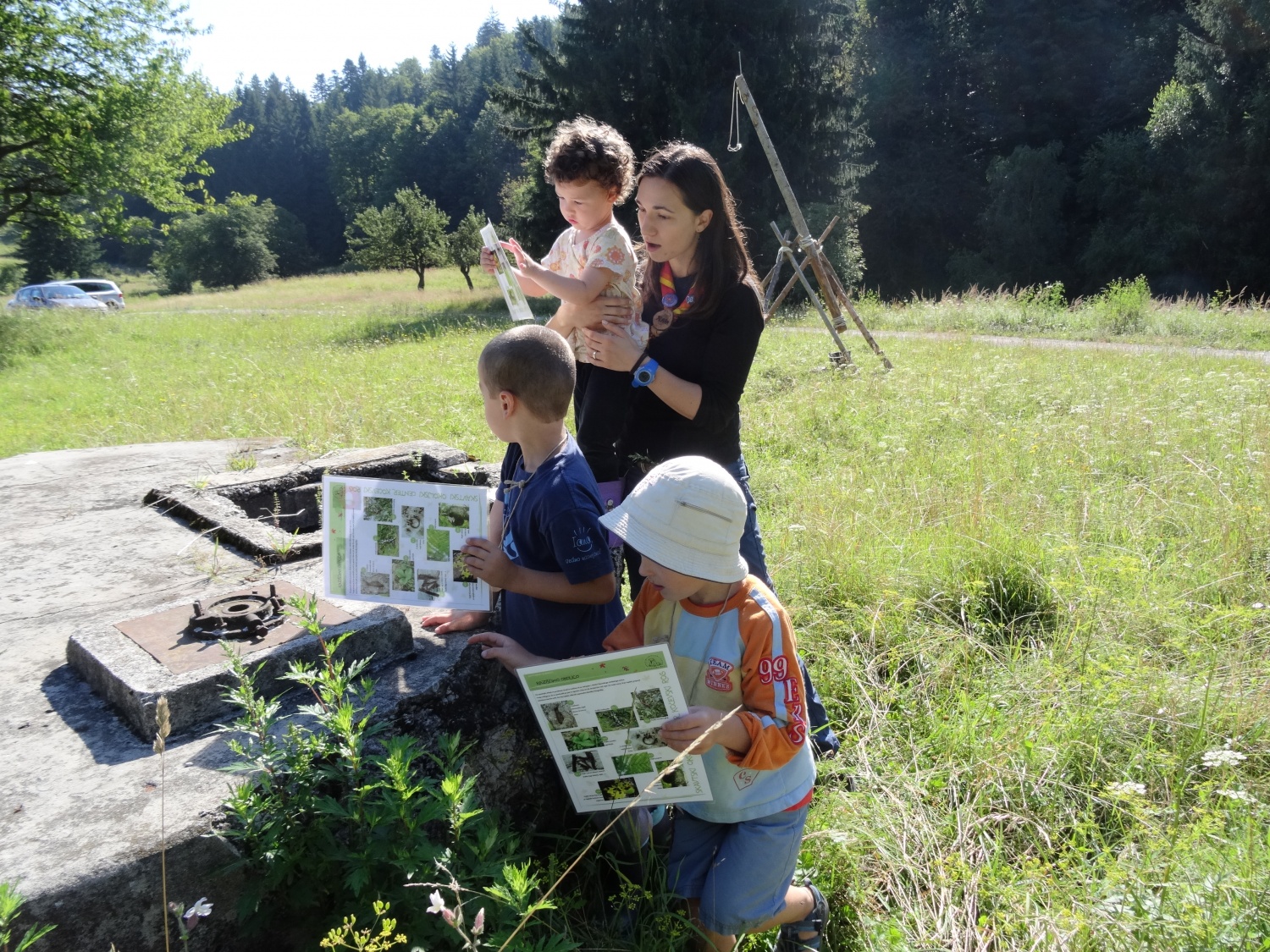 Avgustovski tabor družin v Skavtskem okoljskem centru