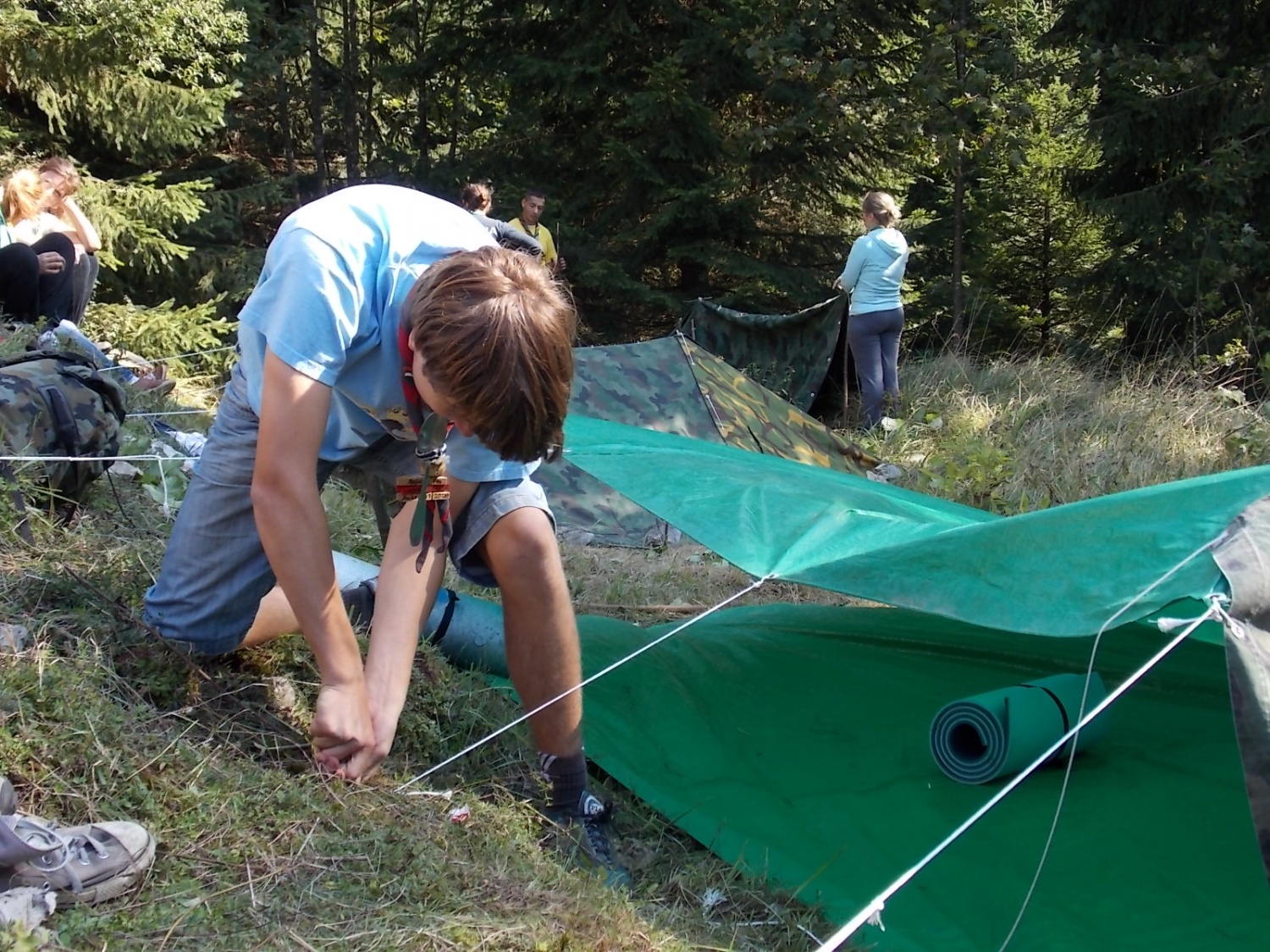 Postavljanje bivakov