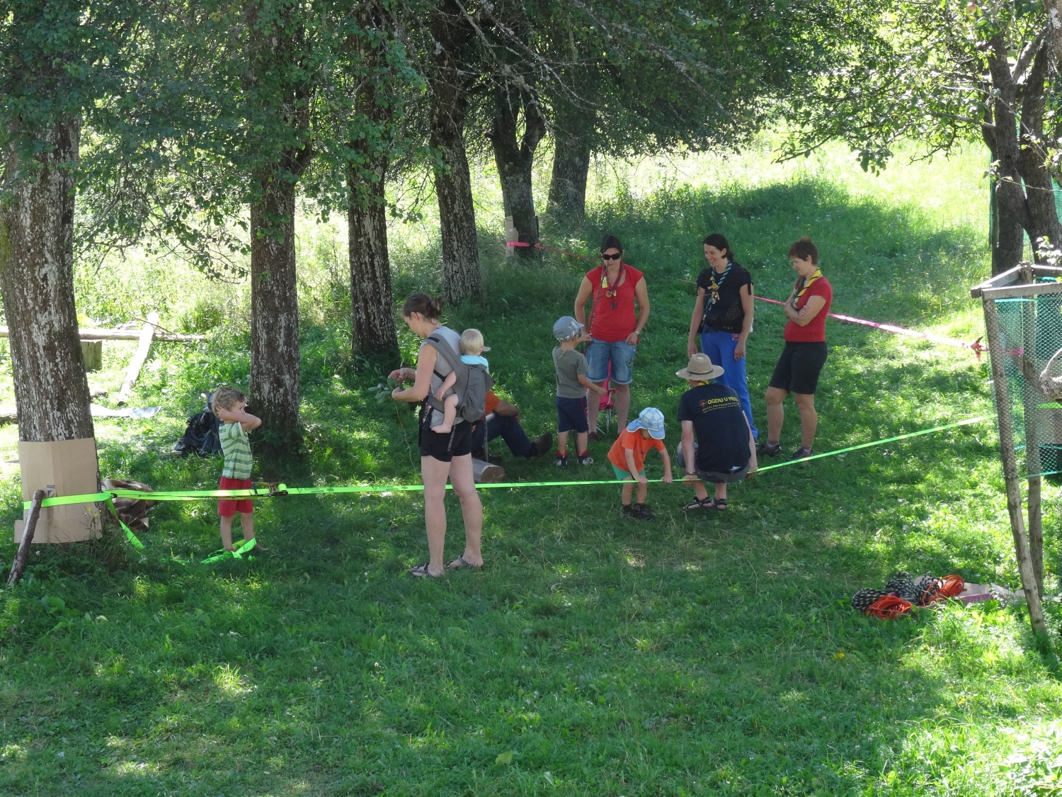 Avgustovski tabor družin v Skavtskem okoljskem centru
