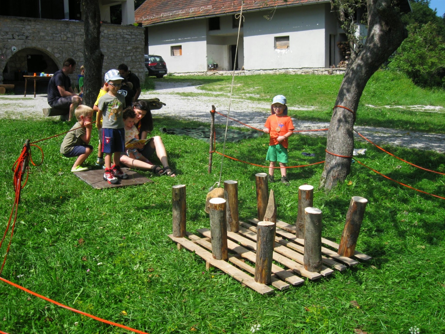 Avgustovski tabor družin v Skavtskem okoljskem centru