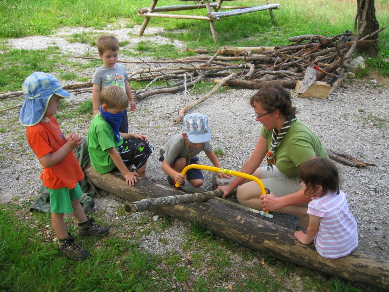Avgustovski tabor družin v Skavtskem okoljskem centru