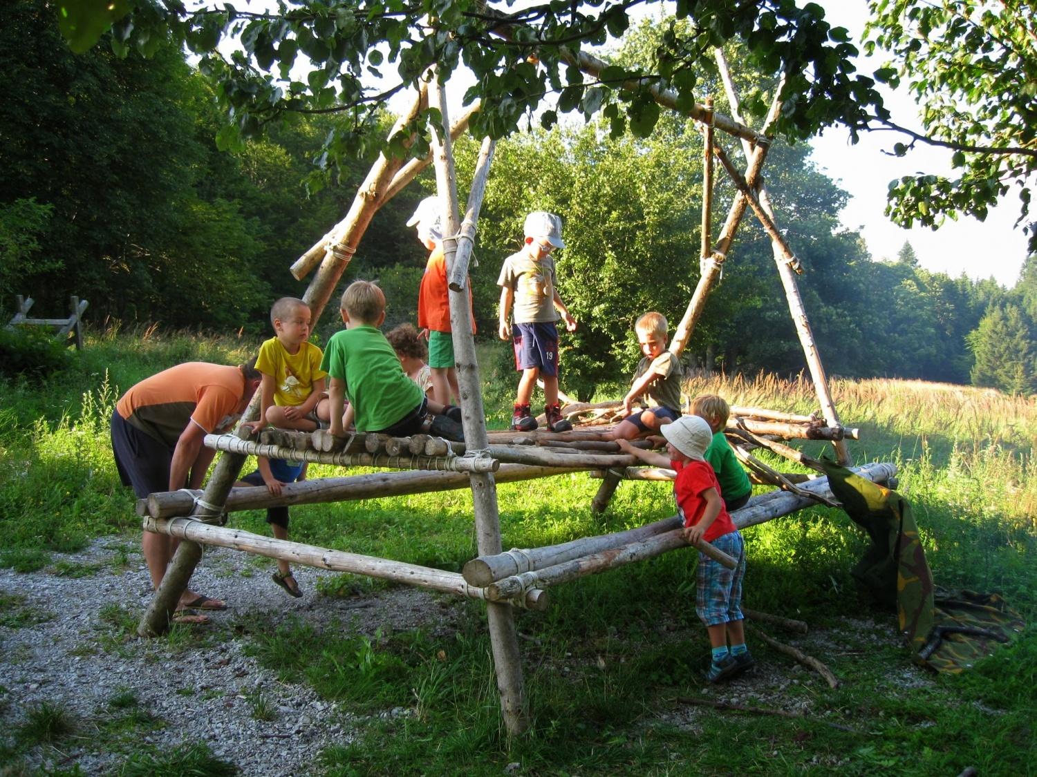 Avgustovski tabor družin v Skavtskem okoljskem centru
