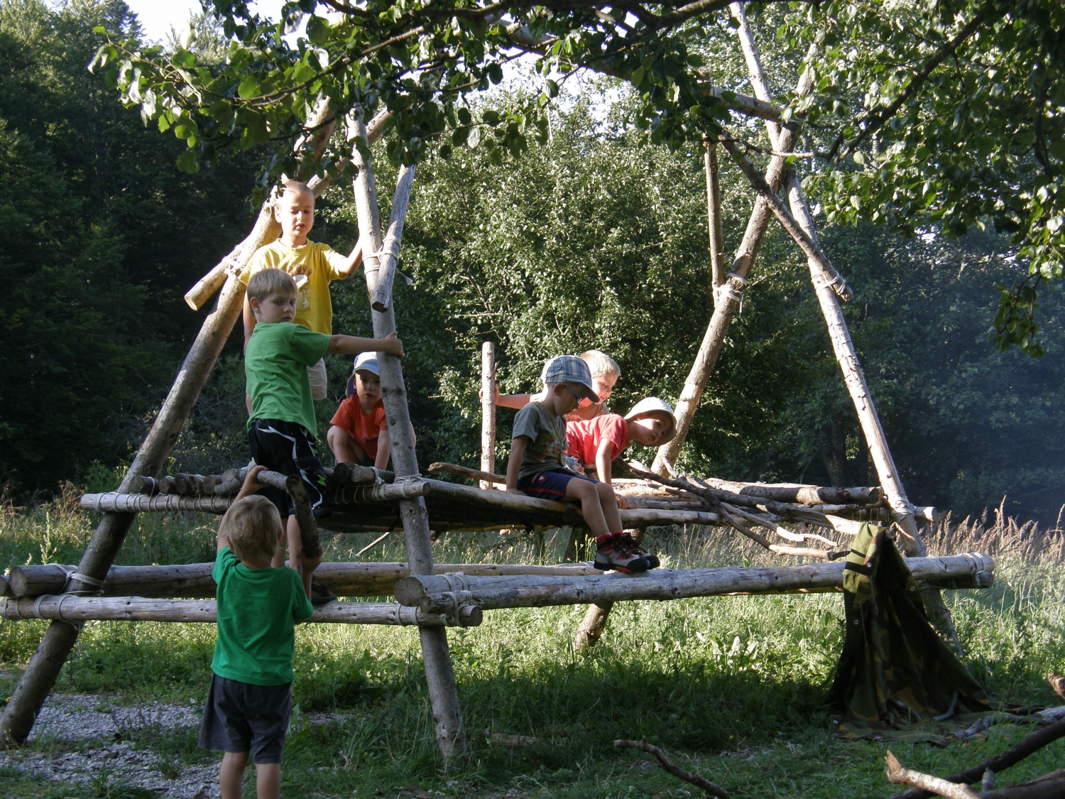 Avgustovski tabor družin v Skavtskem okoljskem centru