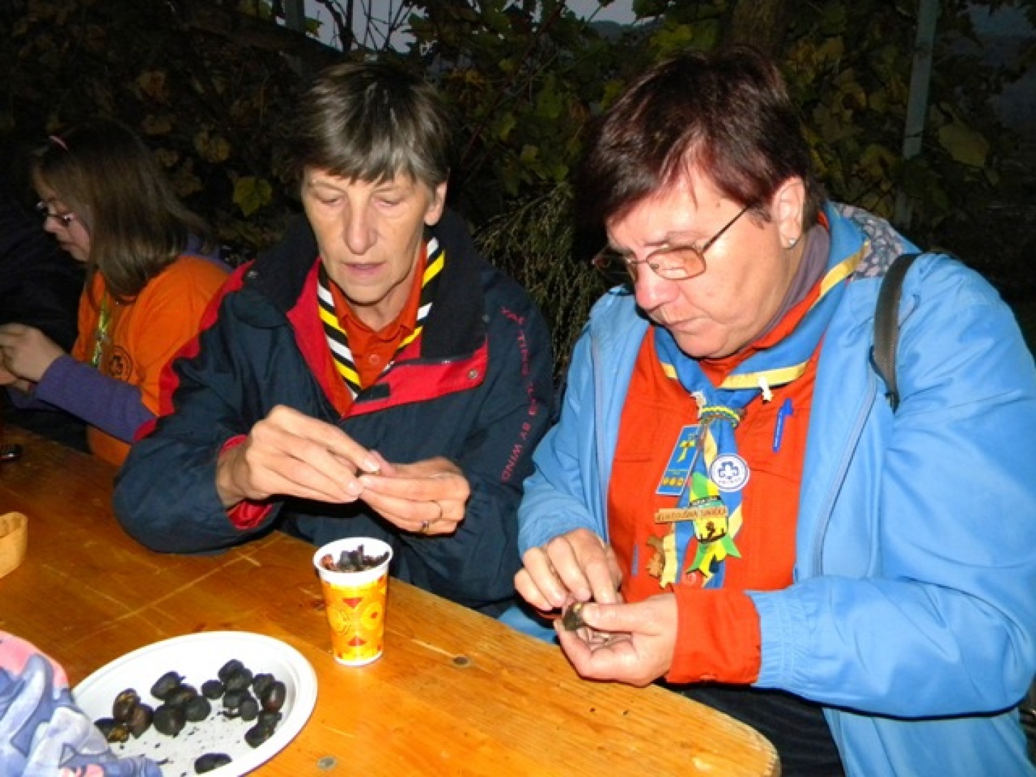 pogovor ob pečenem kostanju