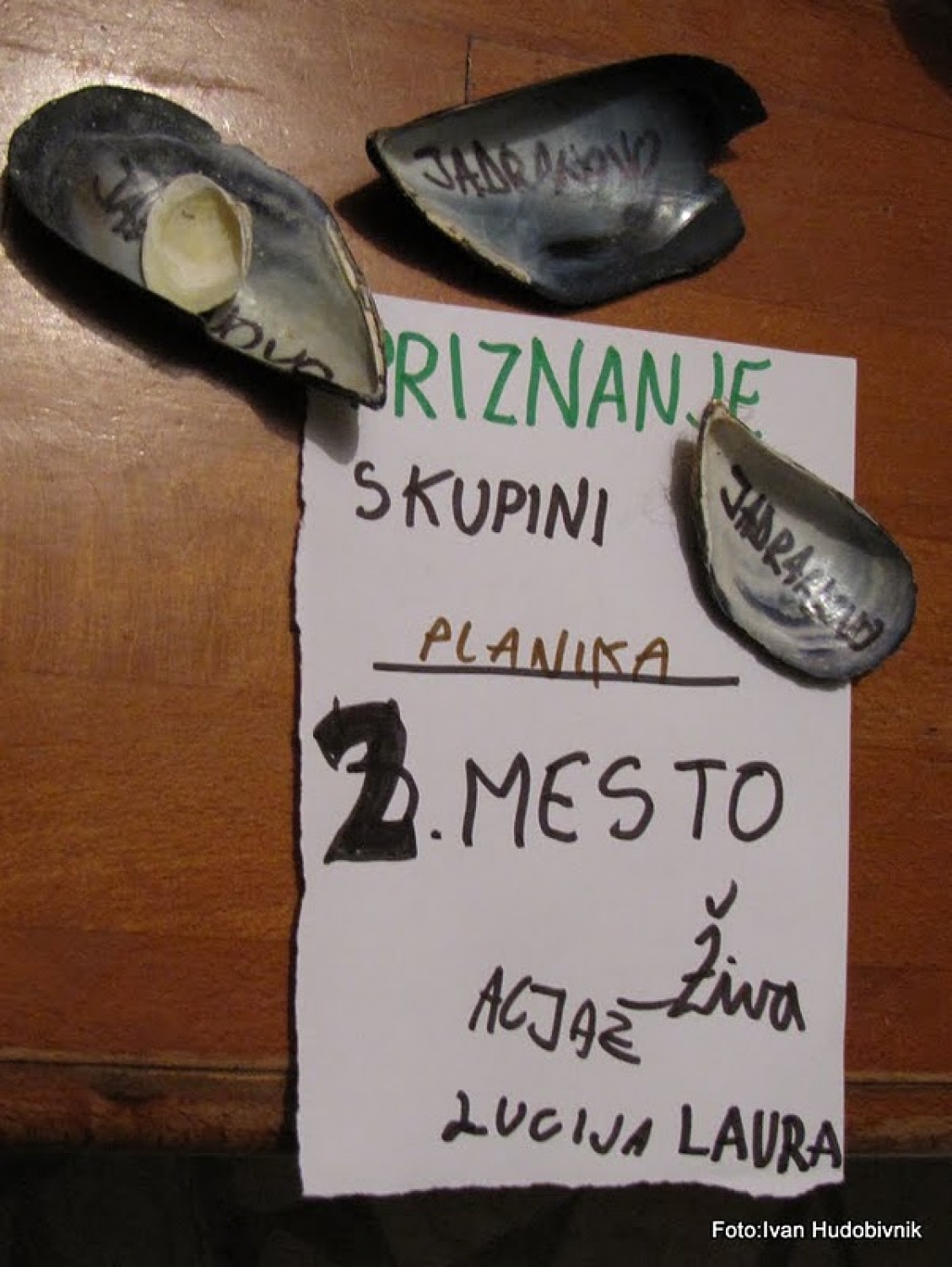 Priznanje in spominki