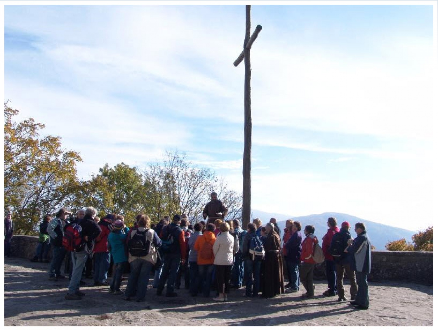 La Verna - zbrani pod križem