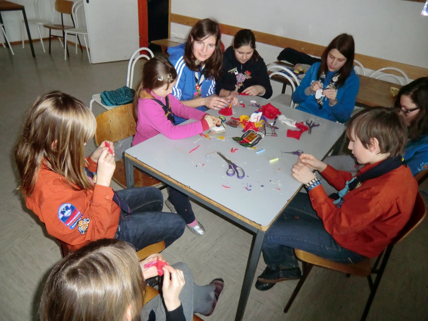 ustvarjanje malih povštrčkov