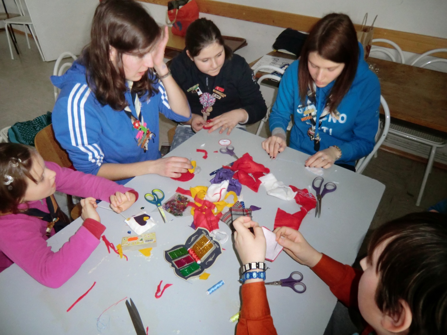 ustvarjanje malih povštrčkov