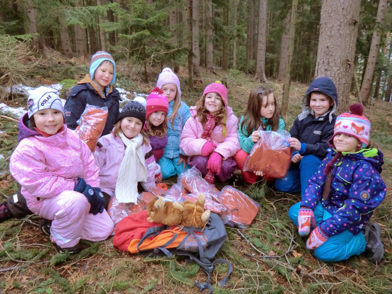 bobrčki najdejo svoje skavtske kroje