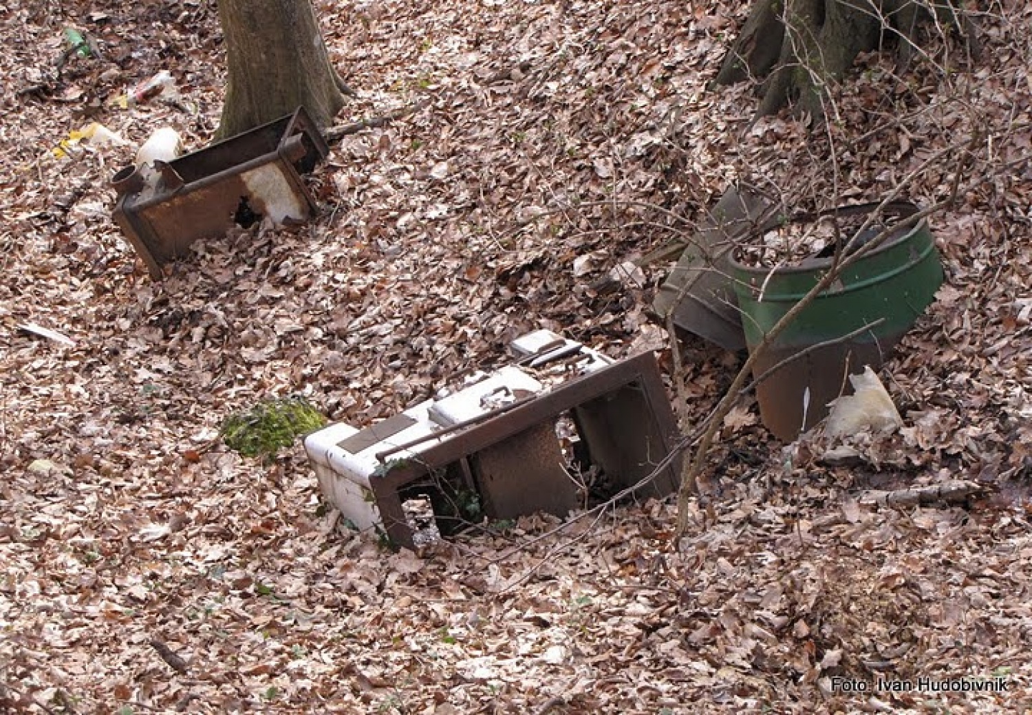 Stari štedilnik, pa kar v naravi
