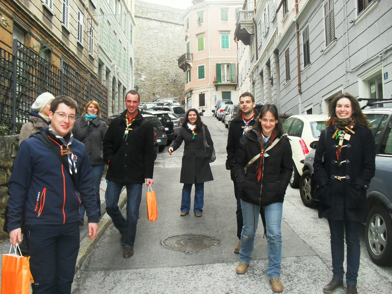 Pred sedežem SZSO v Trstu