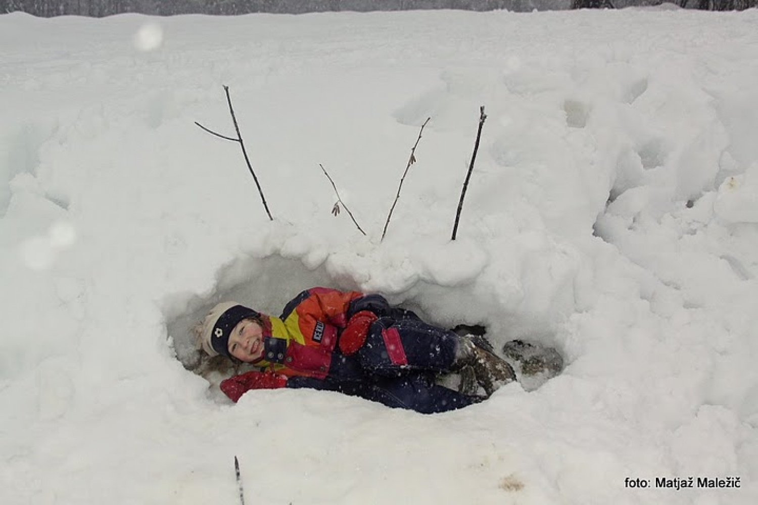 Laura v svojem bivaku