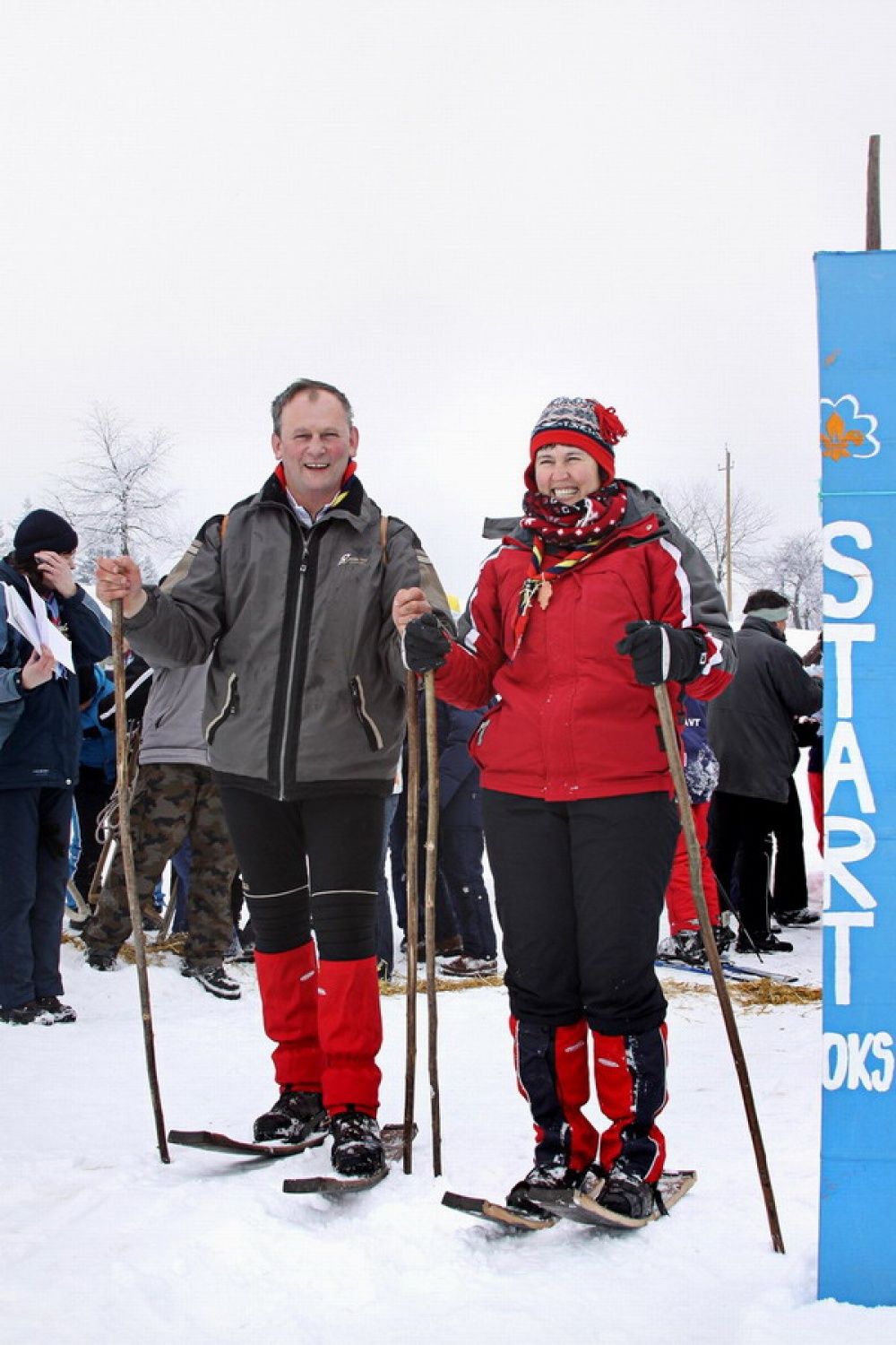 Kranjska ekipa za skavtski biatlon