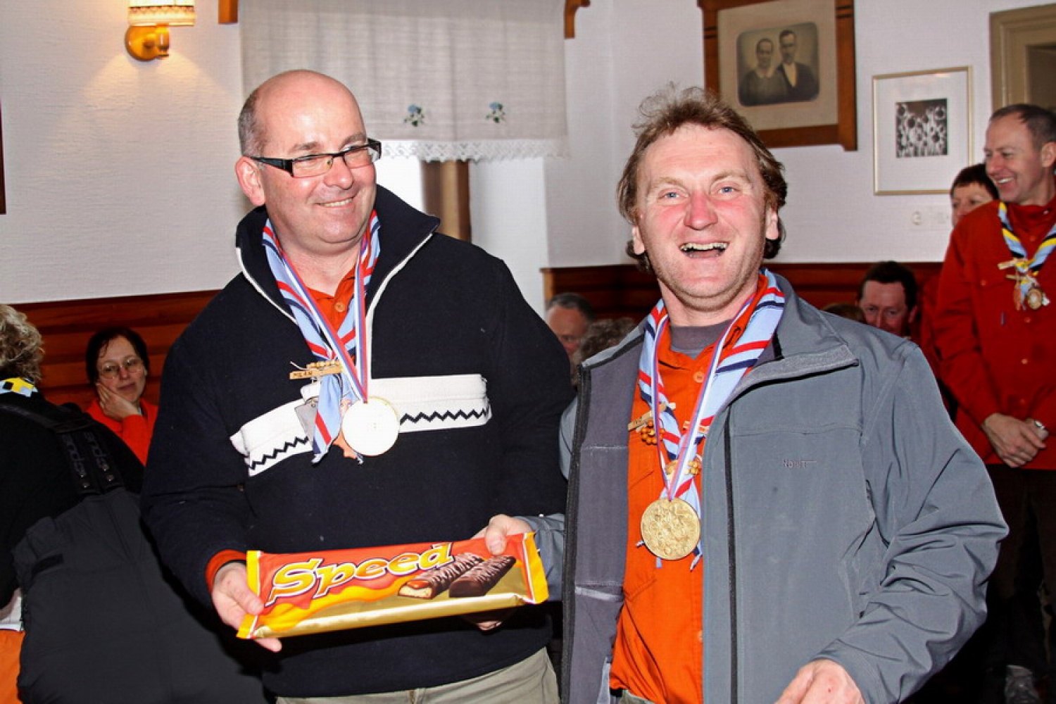 Zmagovalca v skavtskem biatlonu