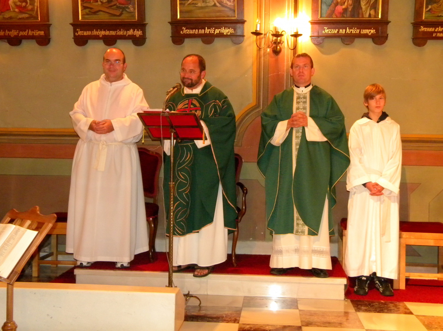 Somašovanje p Marjana in g. Amadeja Jazbeca.