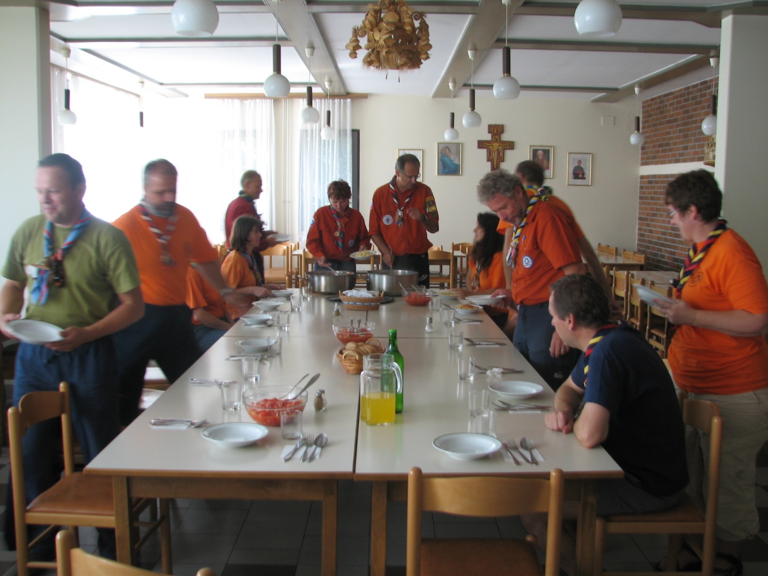 Jedli smo pa kar v Domu duhovnosti