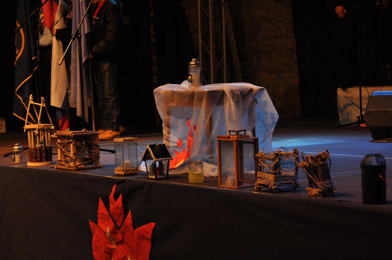 Tako vse je pripravljeno za plamen