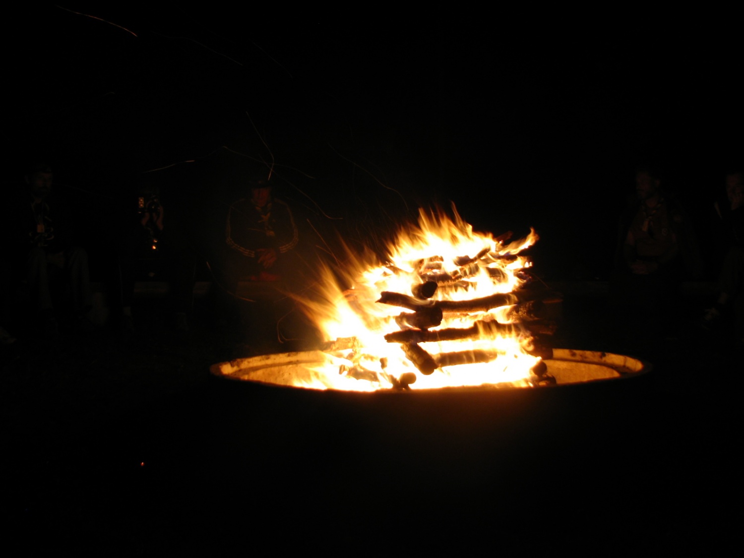 Zvečer pa ... taborni ogenj!