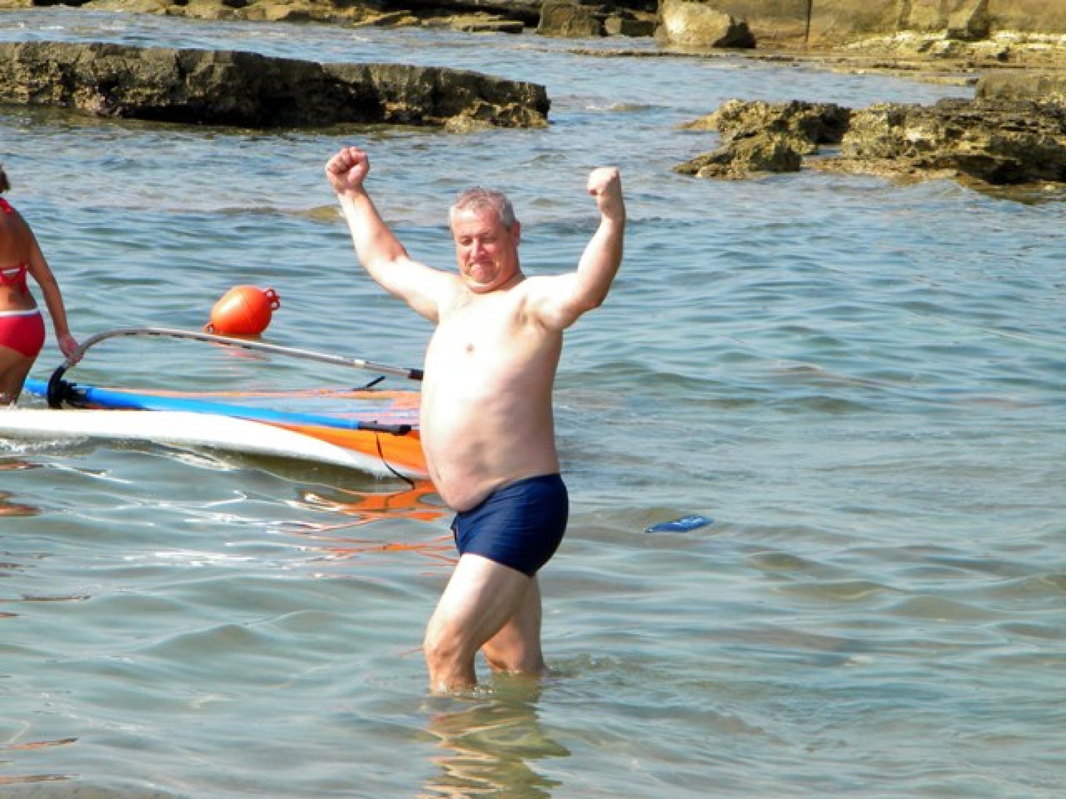 Prvi skavt je že v vodi