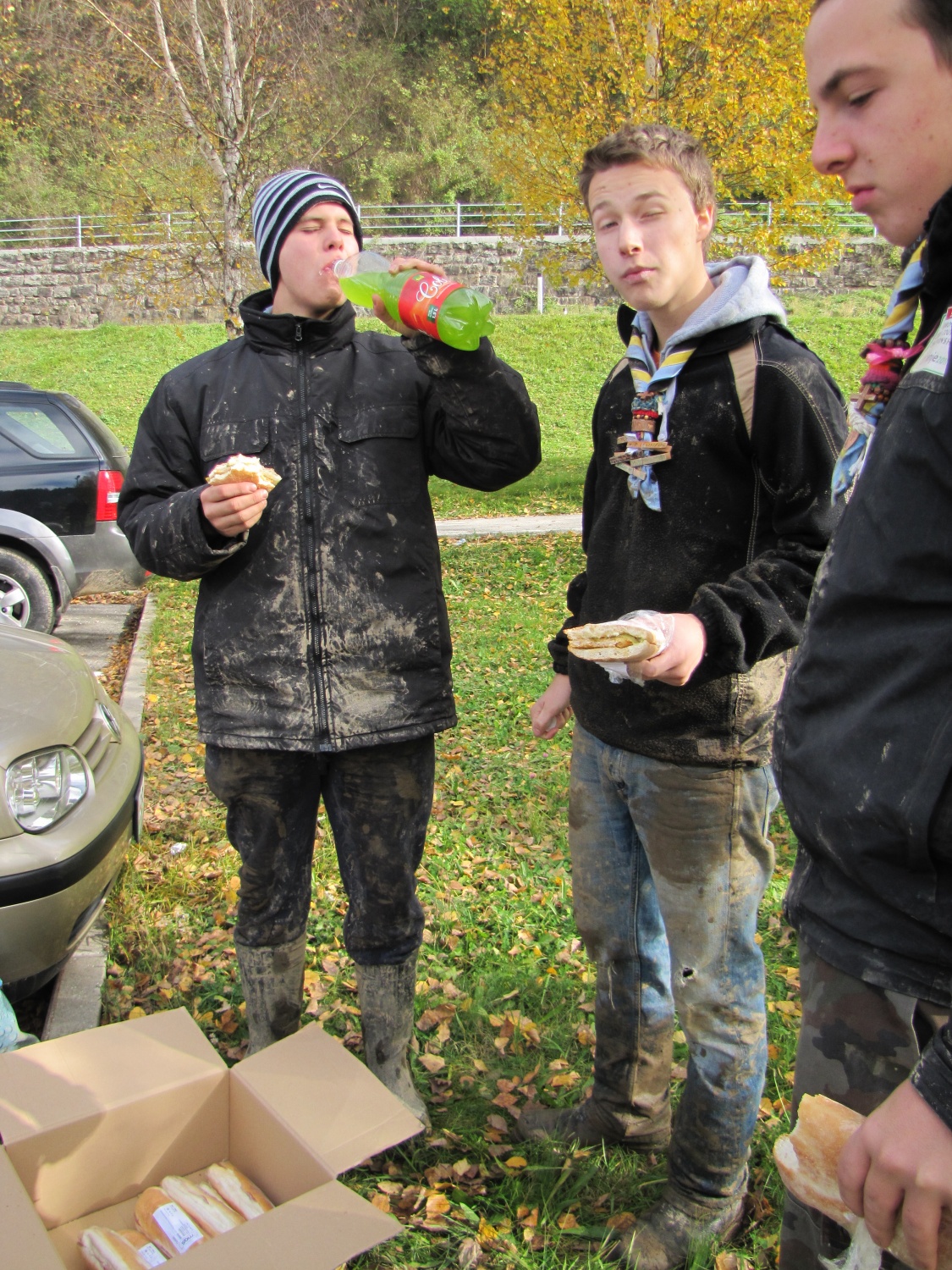 Pomoč ob poplavah november 2012