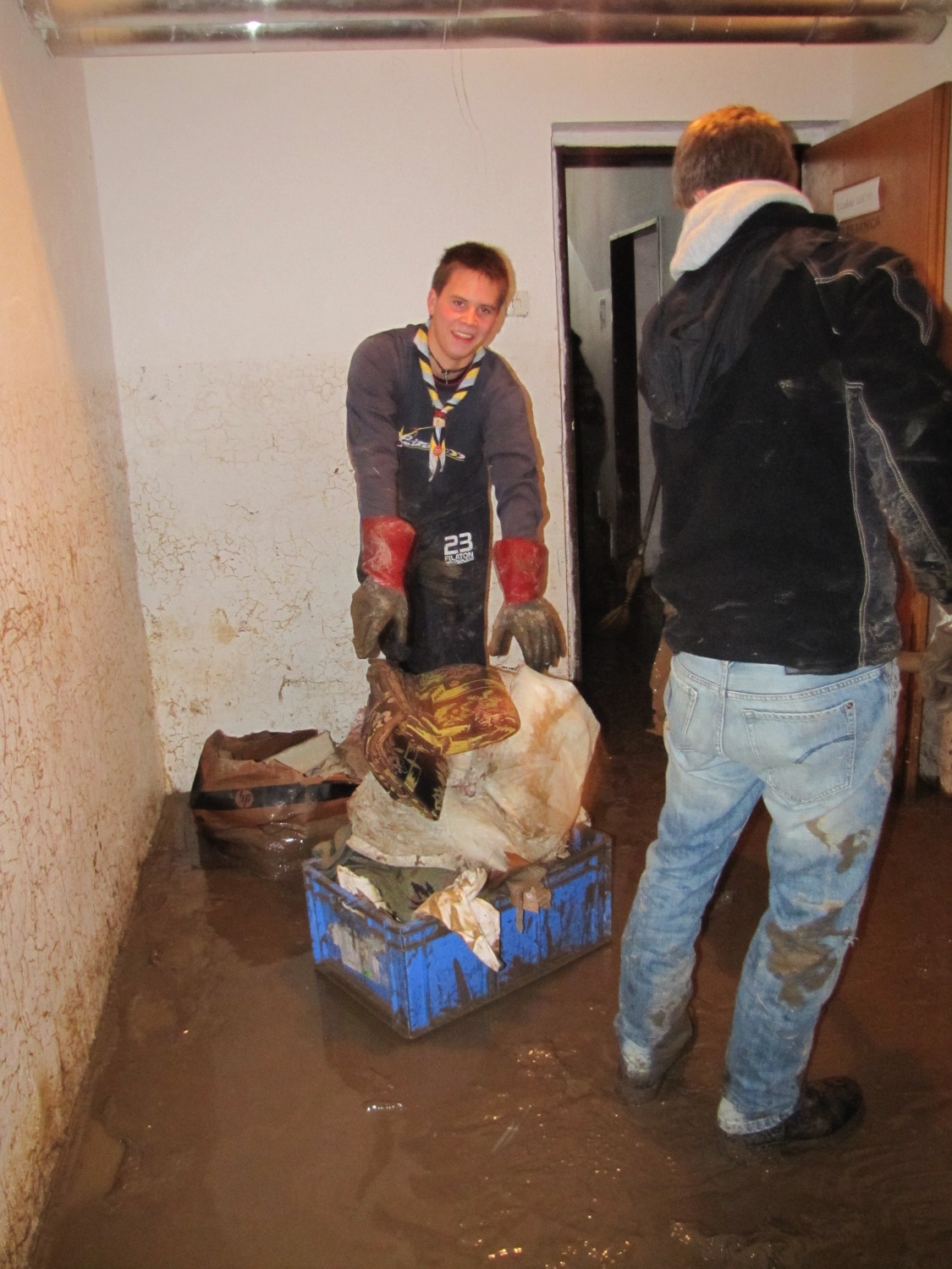 Pomoč ob poplavah november 2012