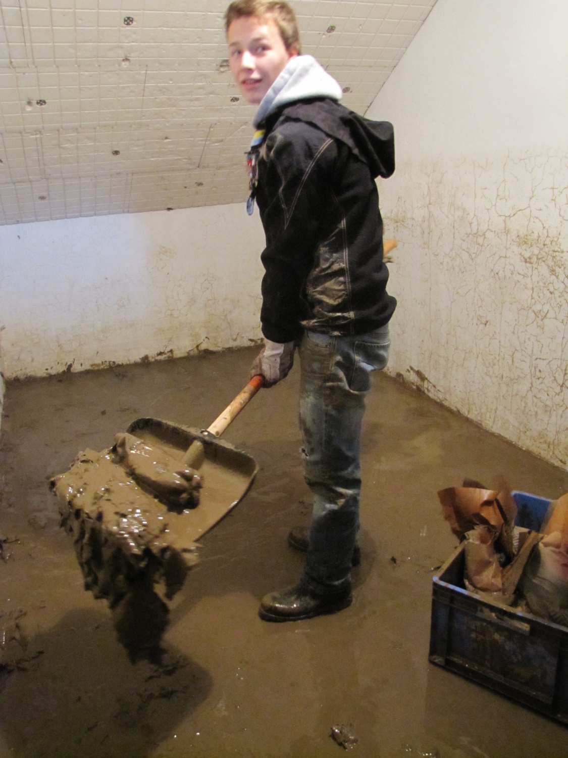 Pomoč ob poplavah november 2012