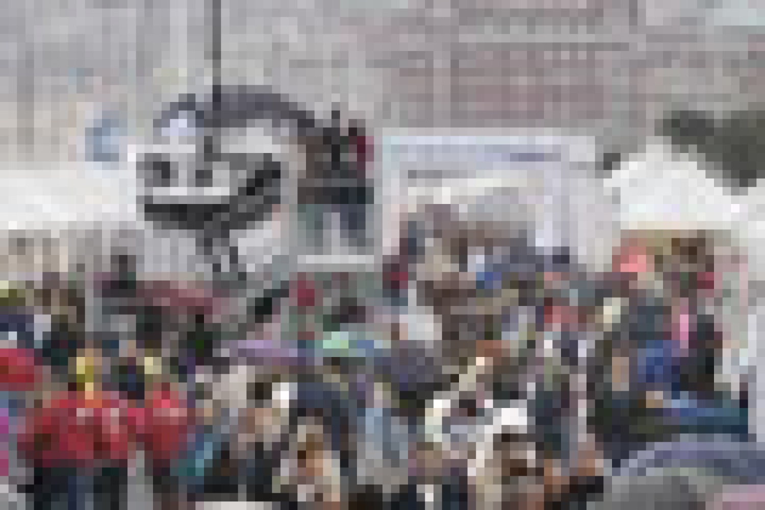 gneča ob startu barcolane