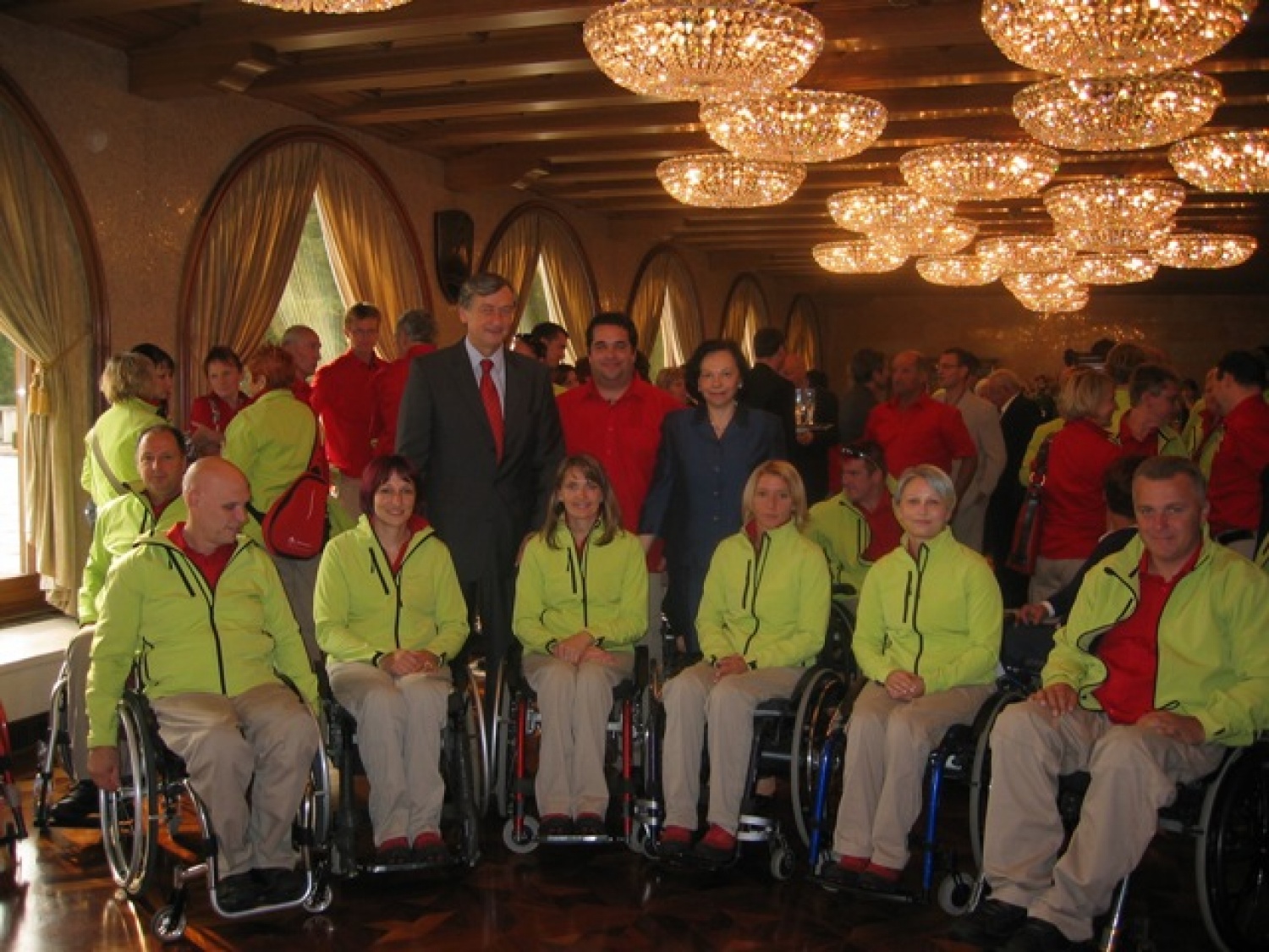 sprejem v predsedniški palači