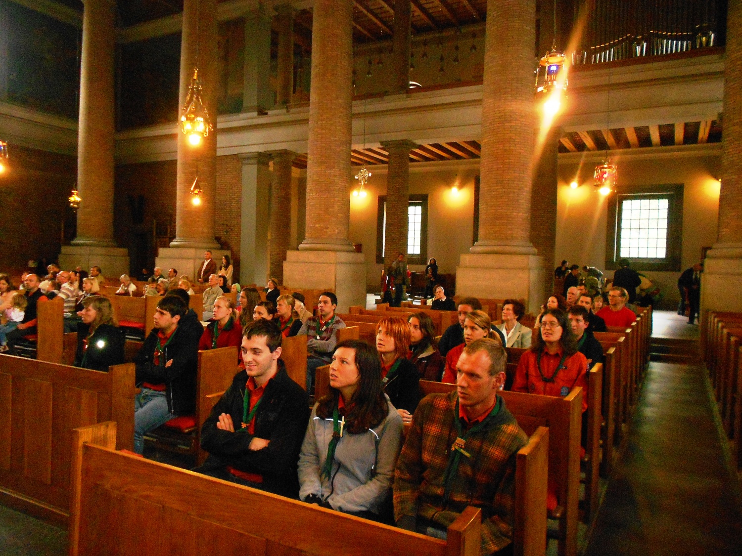 V cerkvi pri frančiškanih