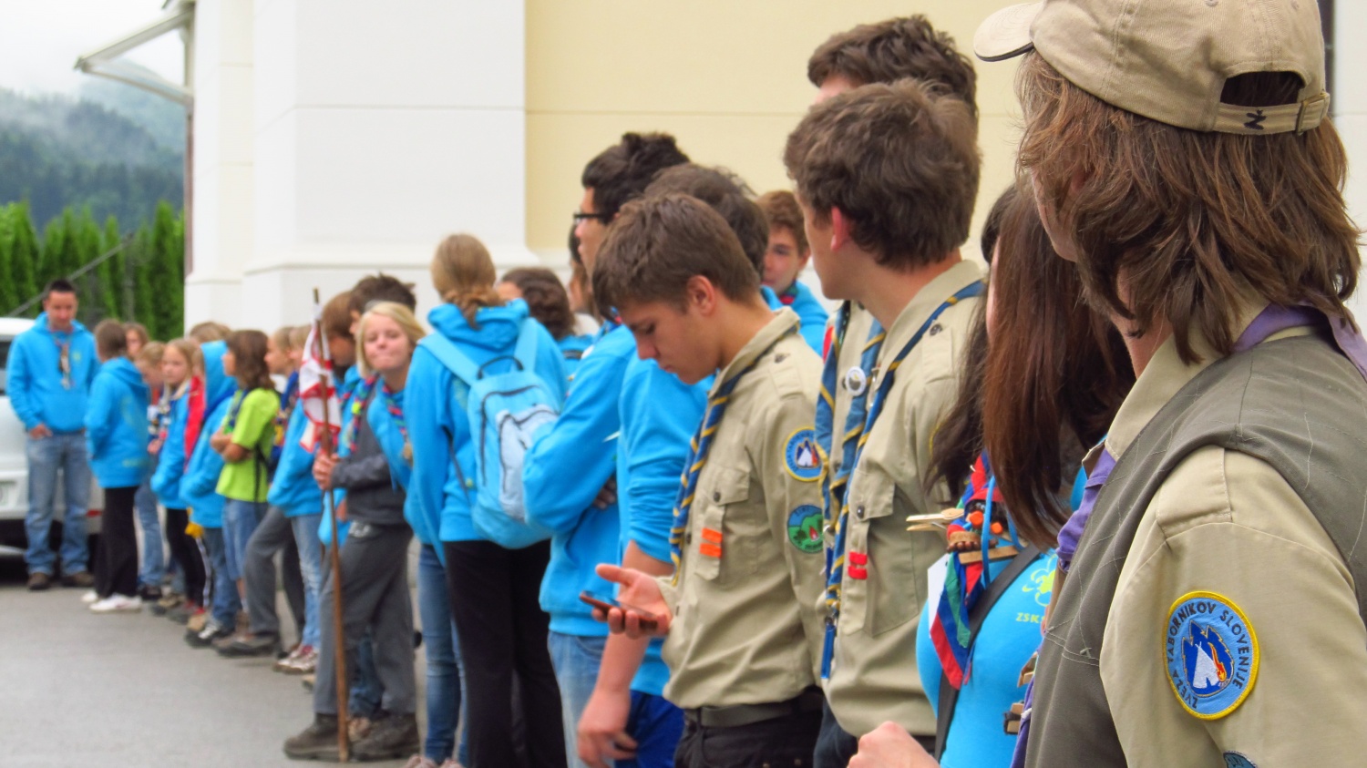 Na praznovanju so se nam pridružili tudi taborniki