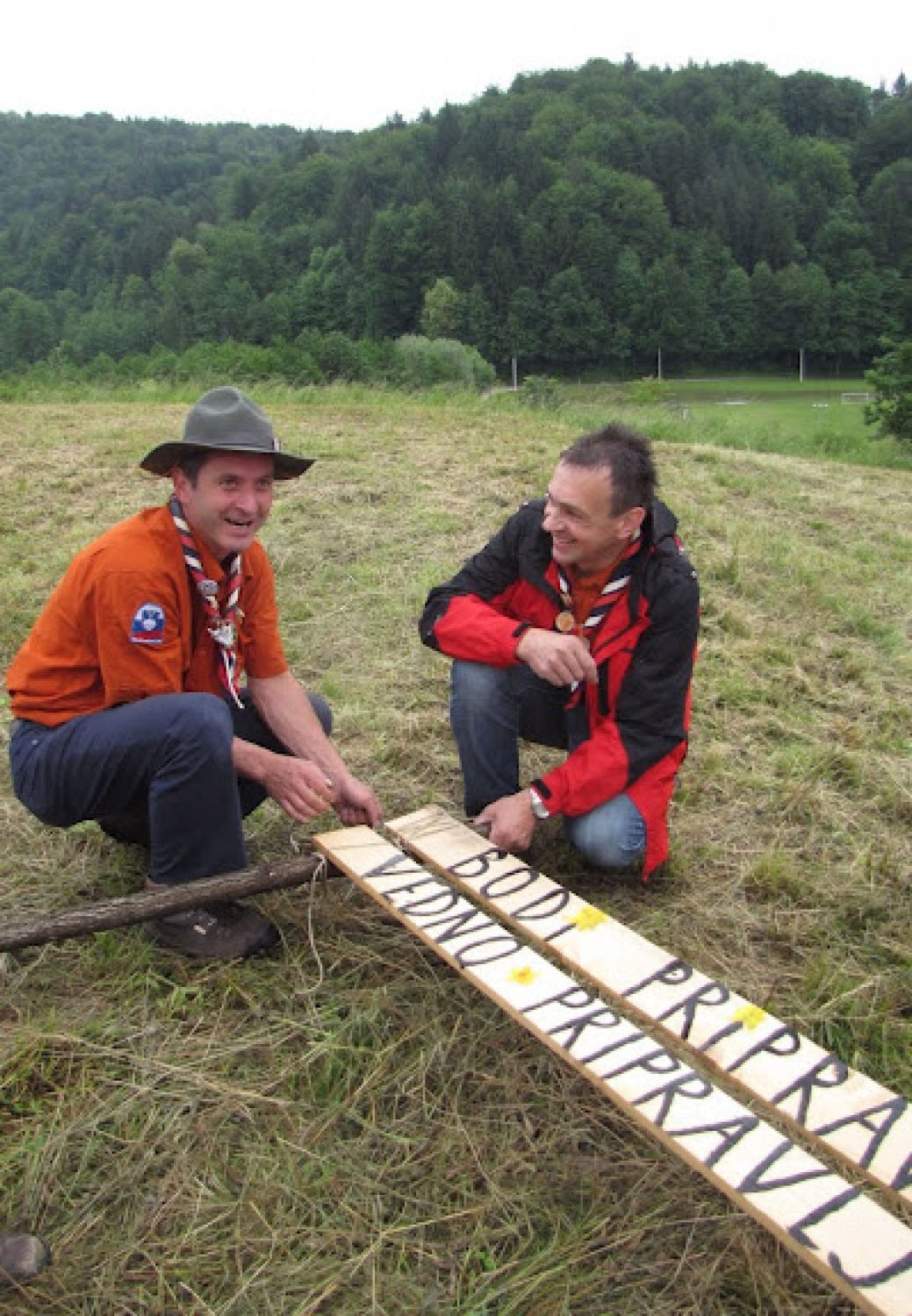 Izdelava vhoda v tabor