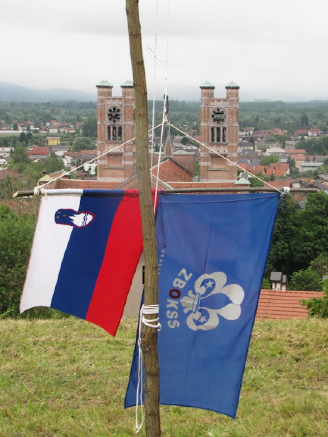 Pogled proti rakovniški cerkvi