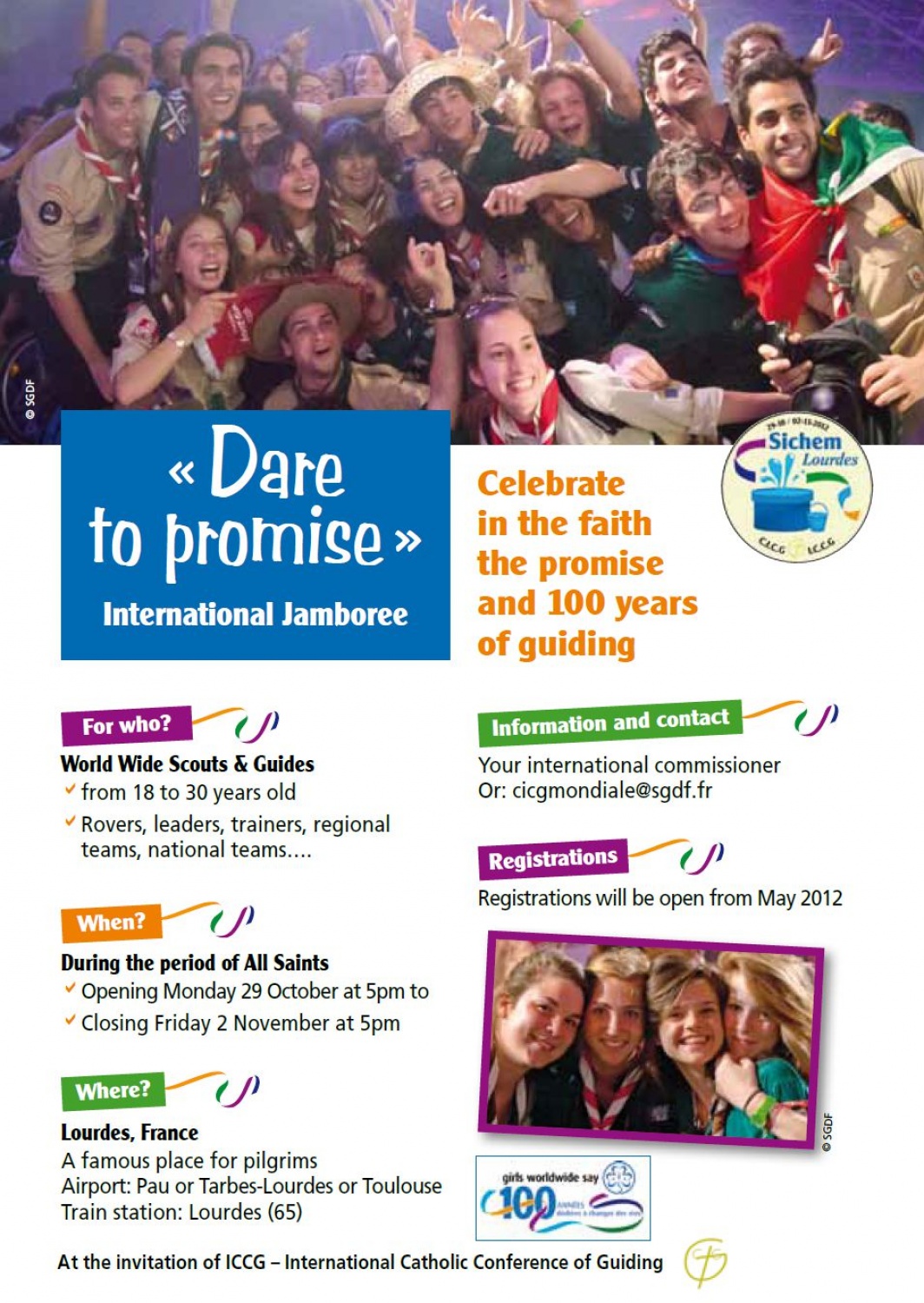 Mednarodni Jamboree za katoliške skavte - SIHEM 2012