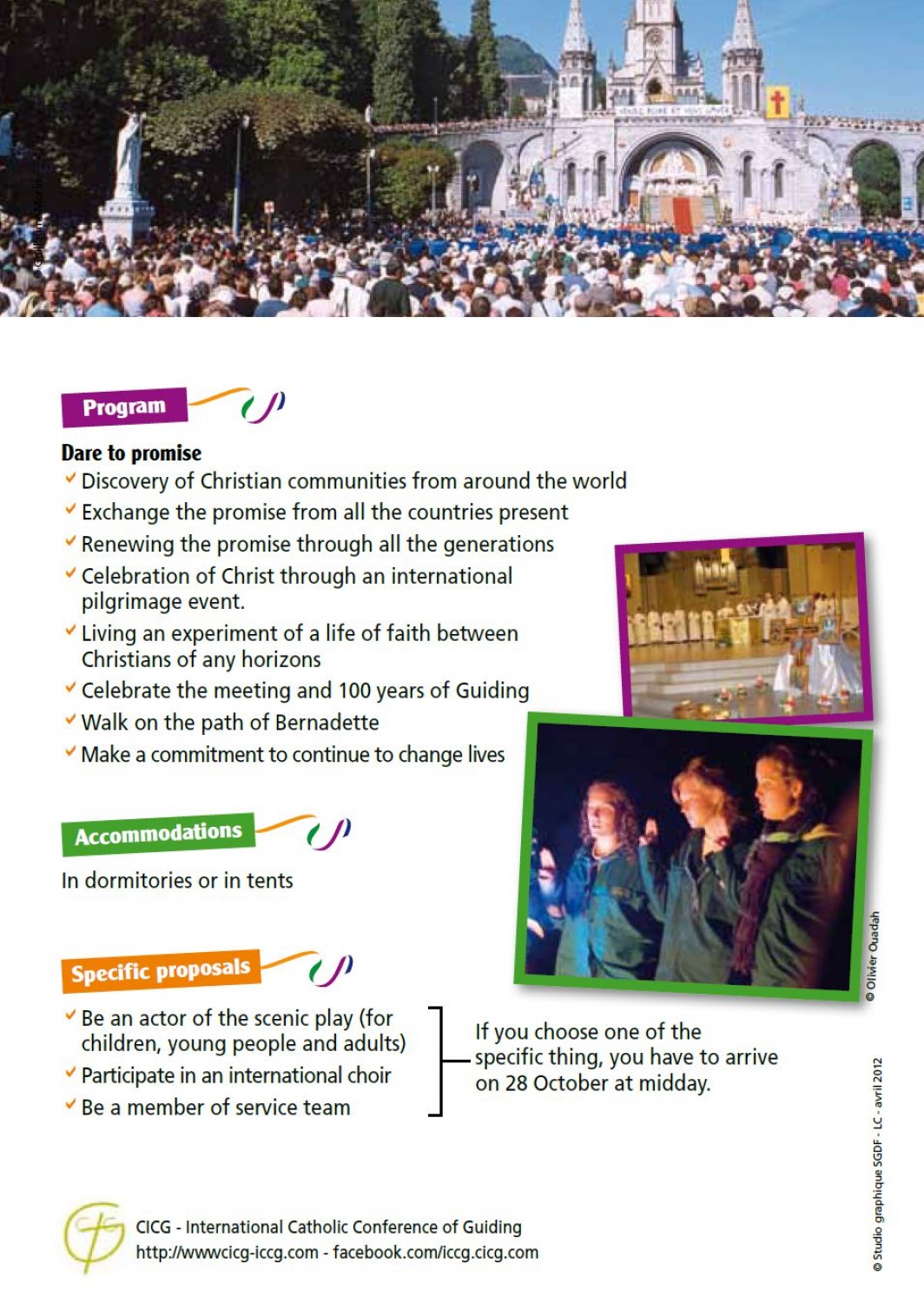 Mednarodni Jamboree za katoliške skavte - SIHEM 2012