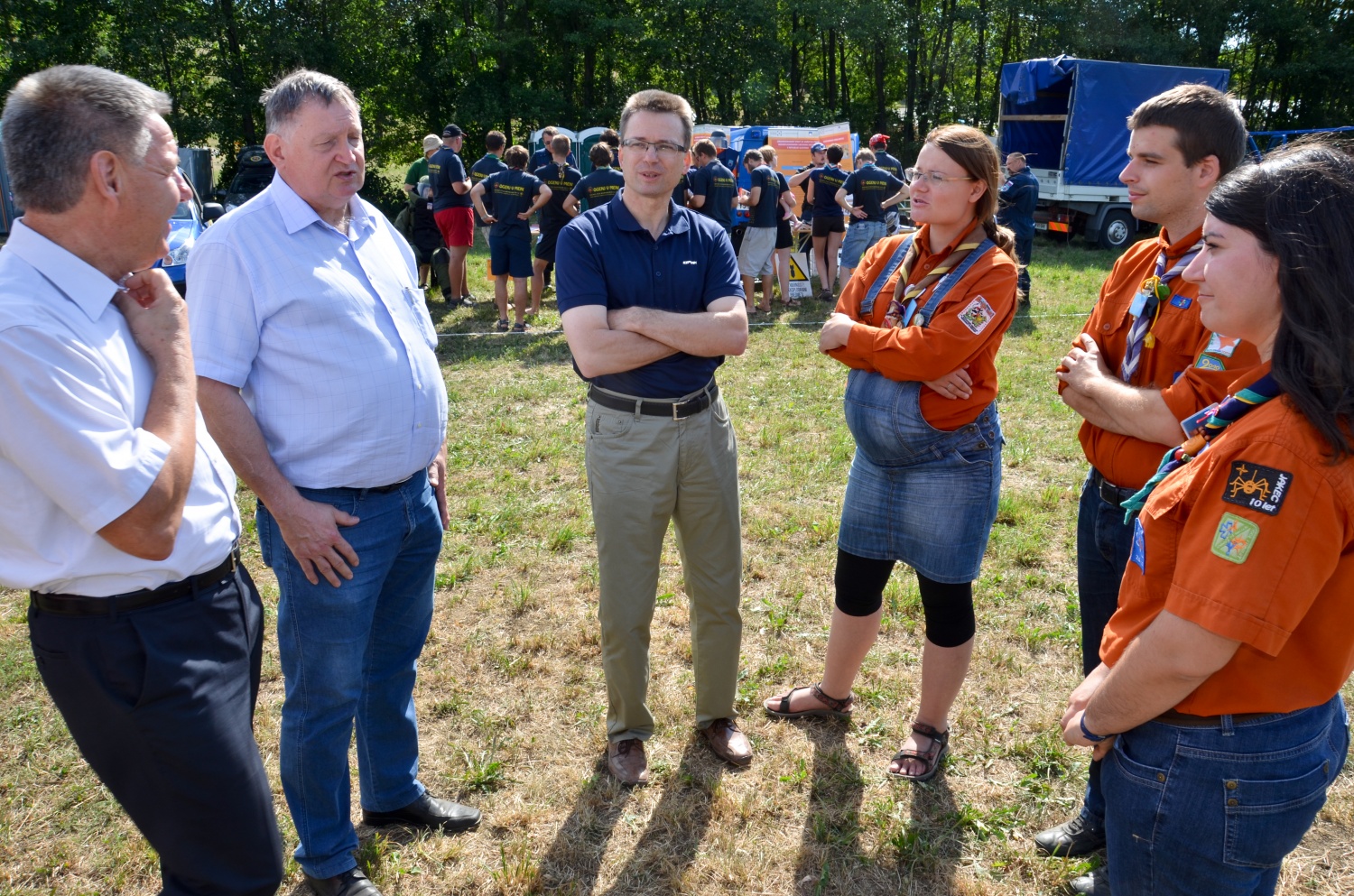 obisk ministra in sekretarja