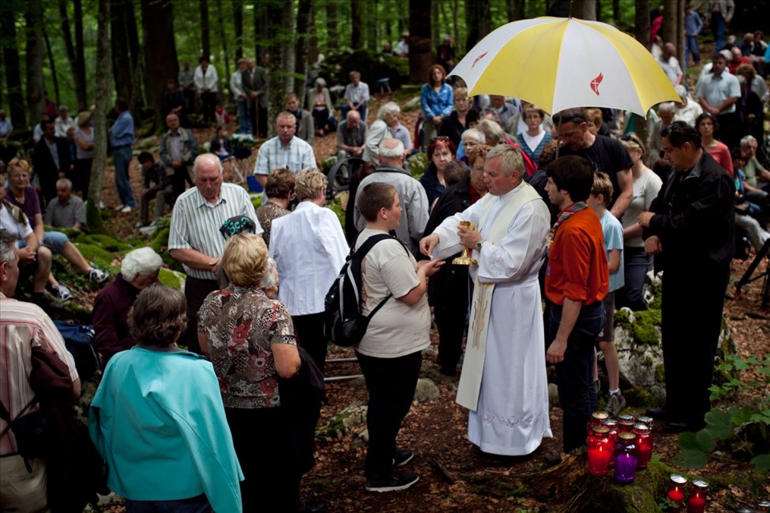 Služenje ob breznu v Kočevskem rogu