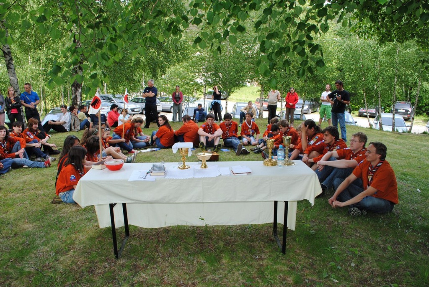 pred začetkom svete maše