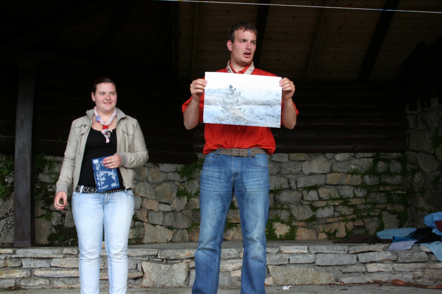 zmagaovalna slika fotografskega natečaja "Skavt spoštuje naravo in vidi v njej božje delo"