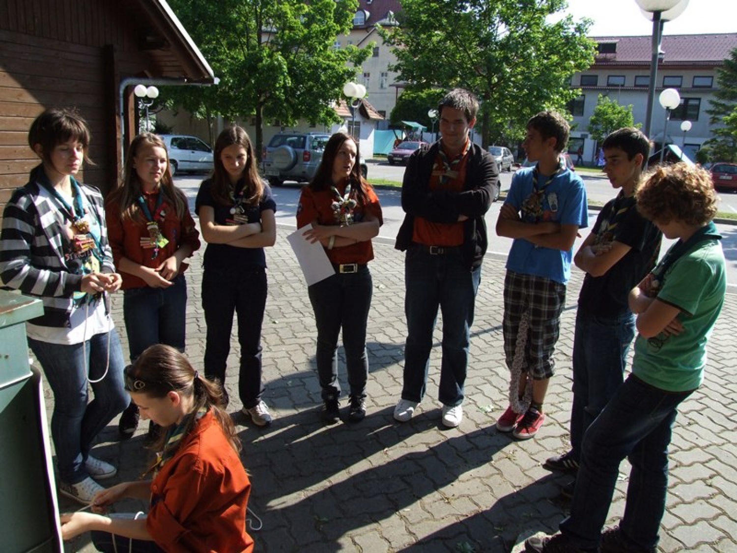 Postavili tabor v mestu