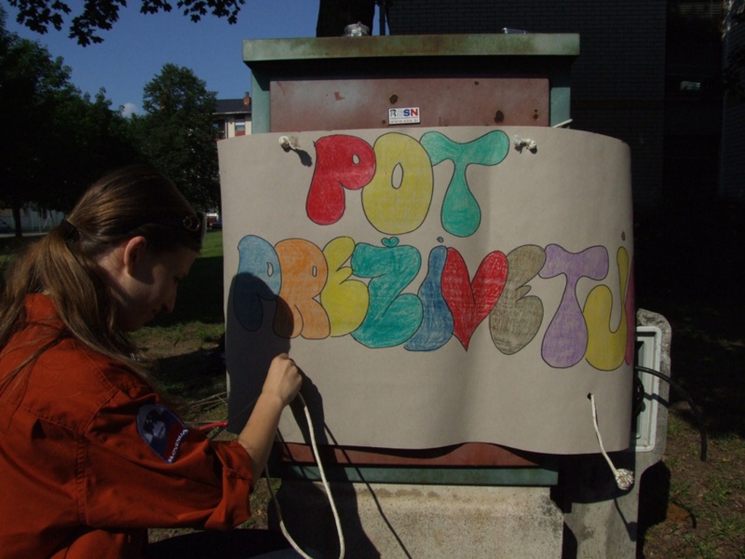 Postavili tabor v mestu