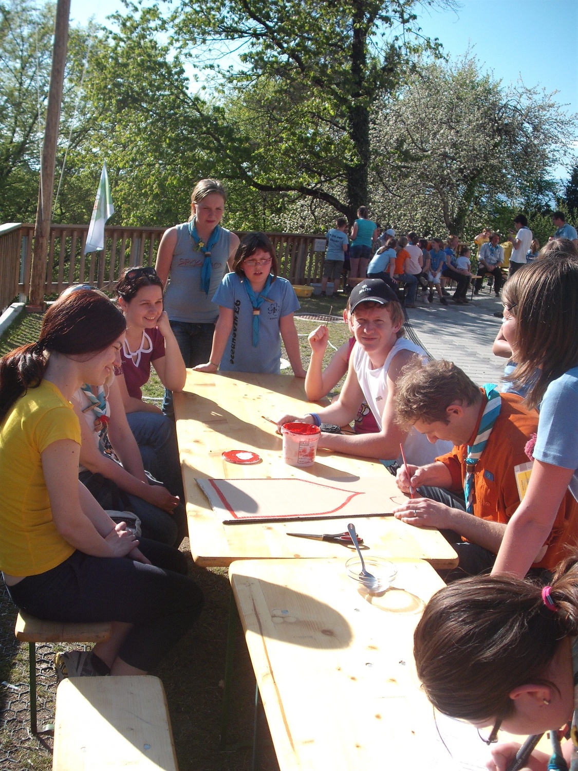 bivši skavti pri ustvarjanju