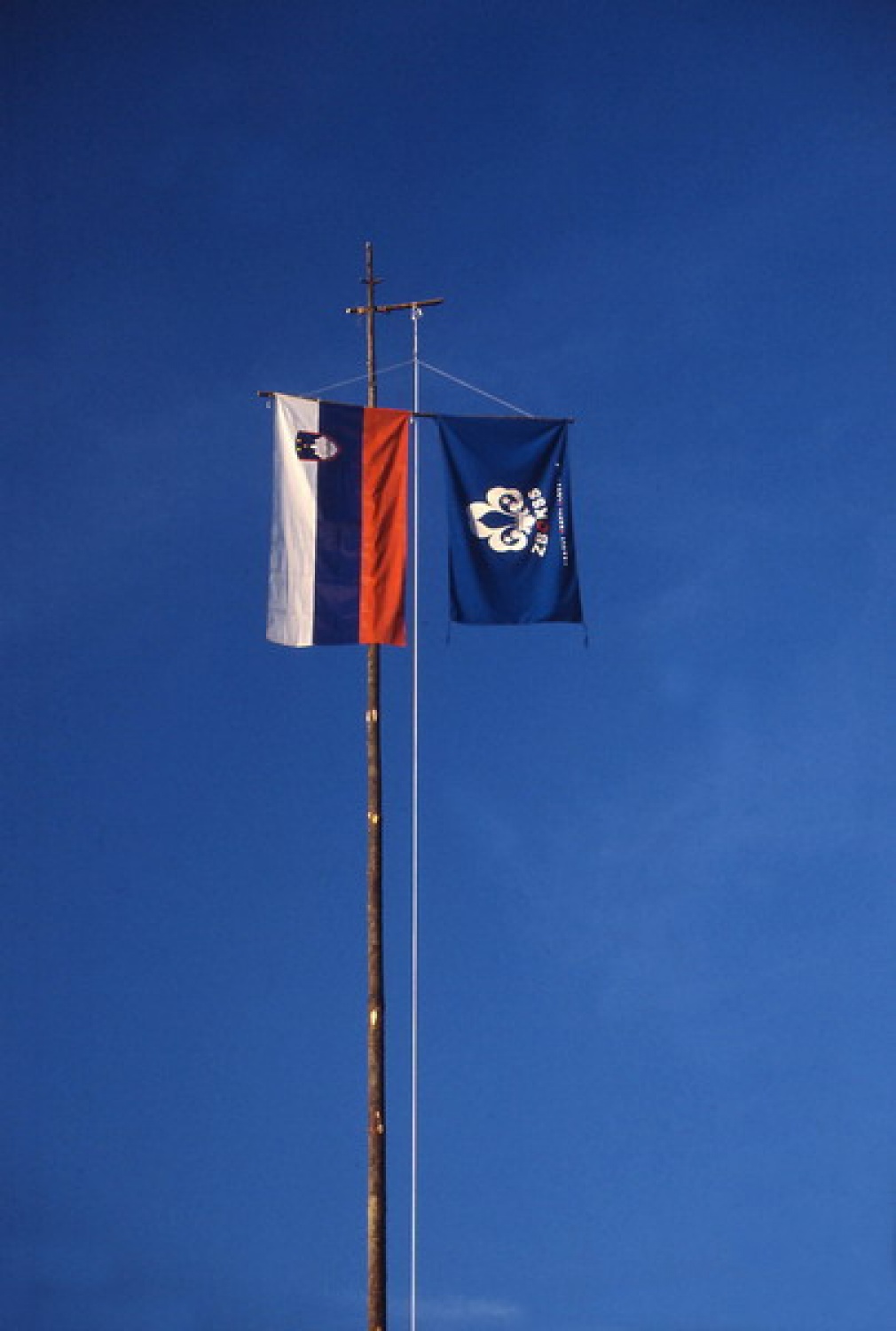 Zastavi na vseslovenskem taboru odraslih skavtov