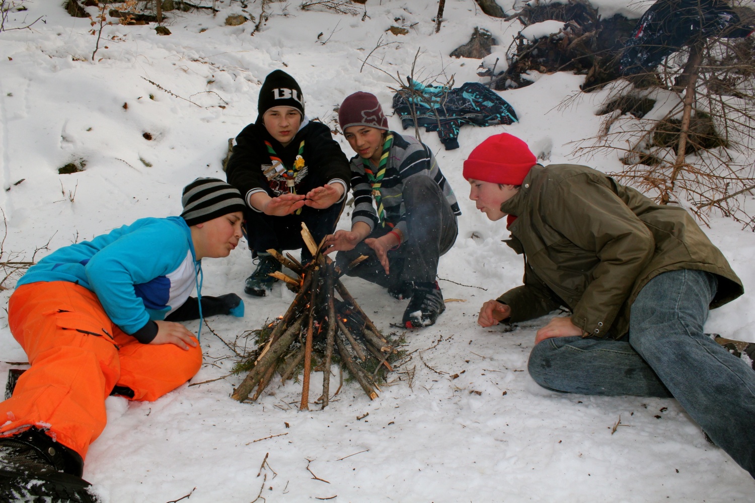Četa Zelenega zlata pri indijancih