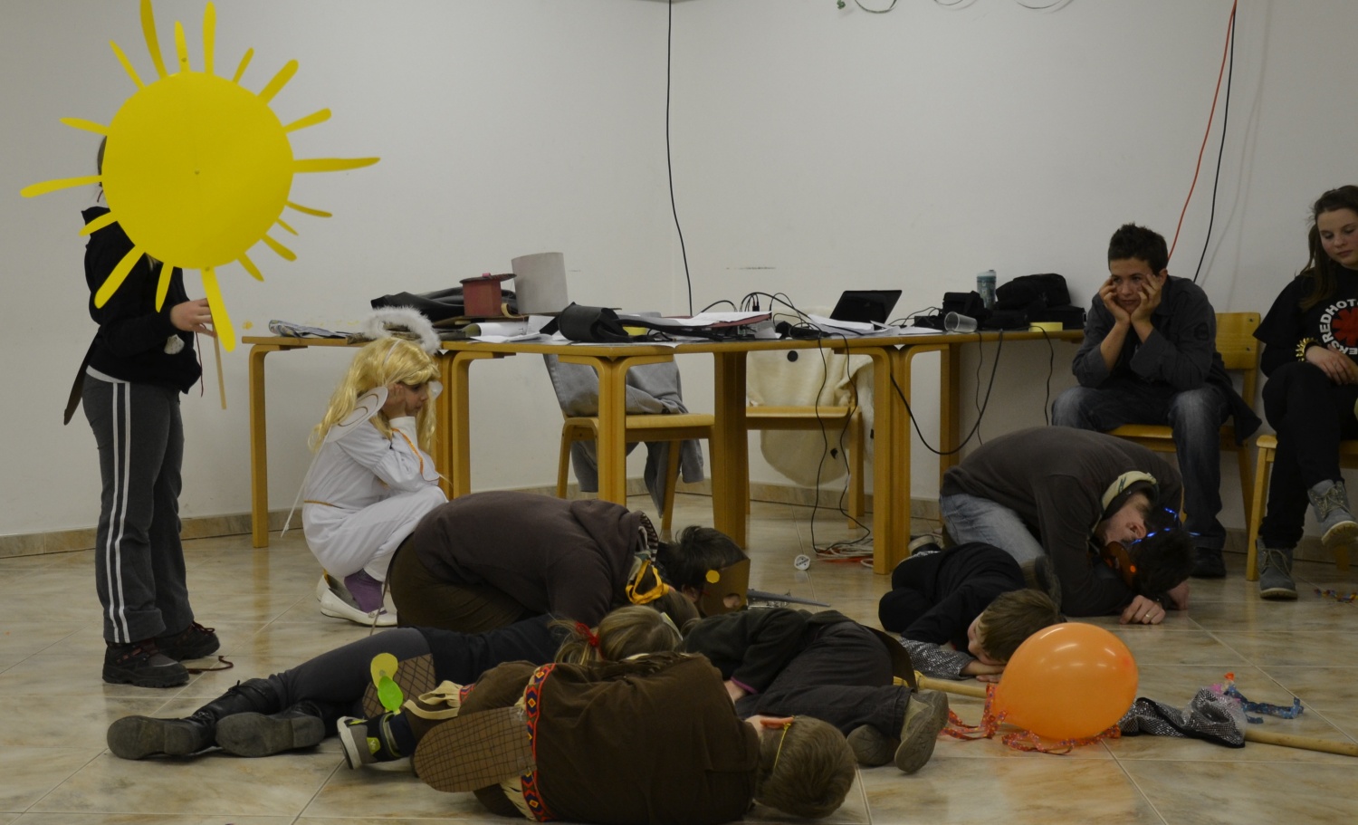 Bobri spijo po napornem dnevu