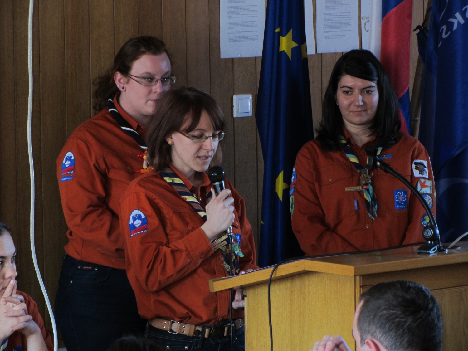 Podelitev ustanovne listine novima stegoma